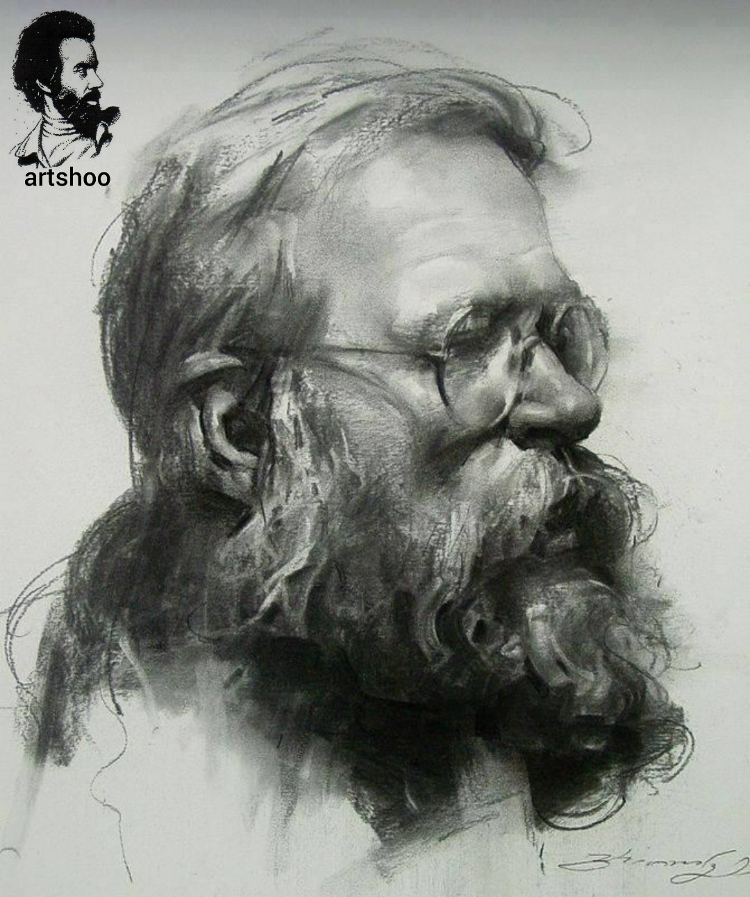 نقاشی سیاه قلم